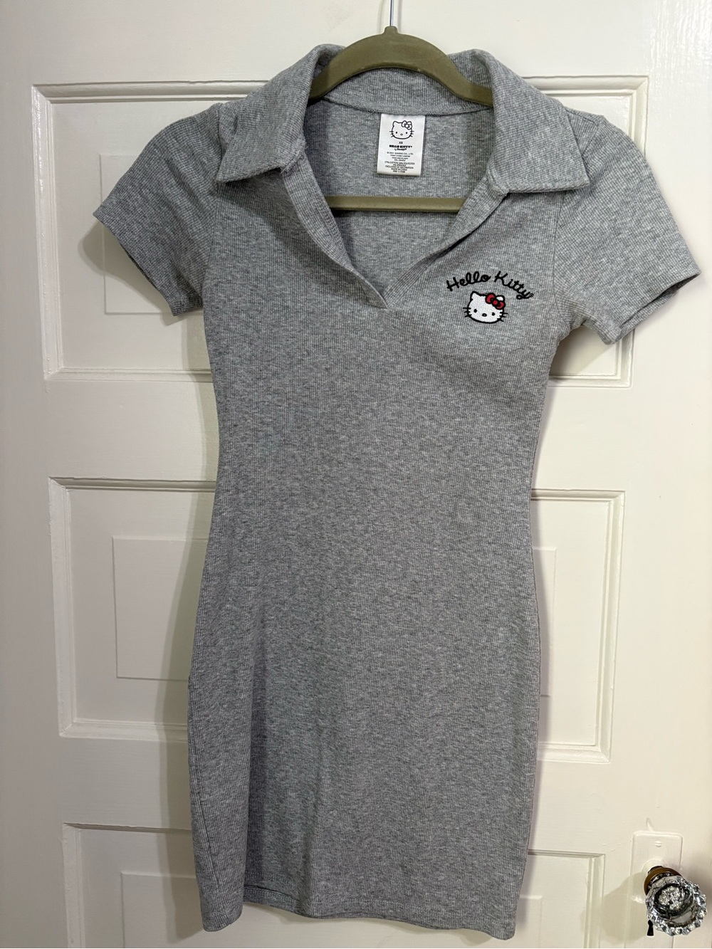 Hello Kitty Gray Polo Dress